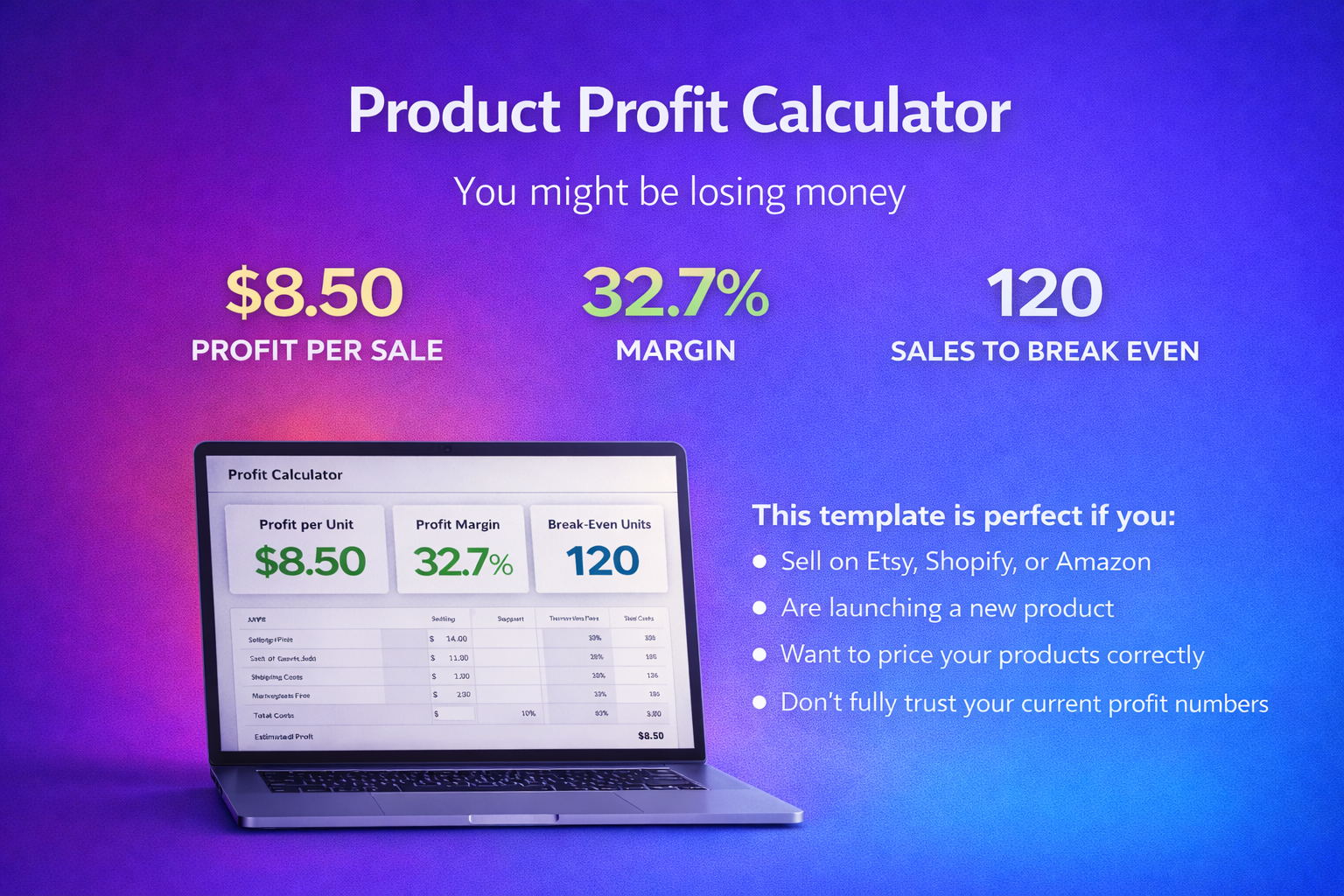 How to Calculate Your Product Profit Margin (Before You Launch)